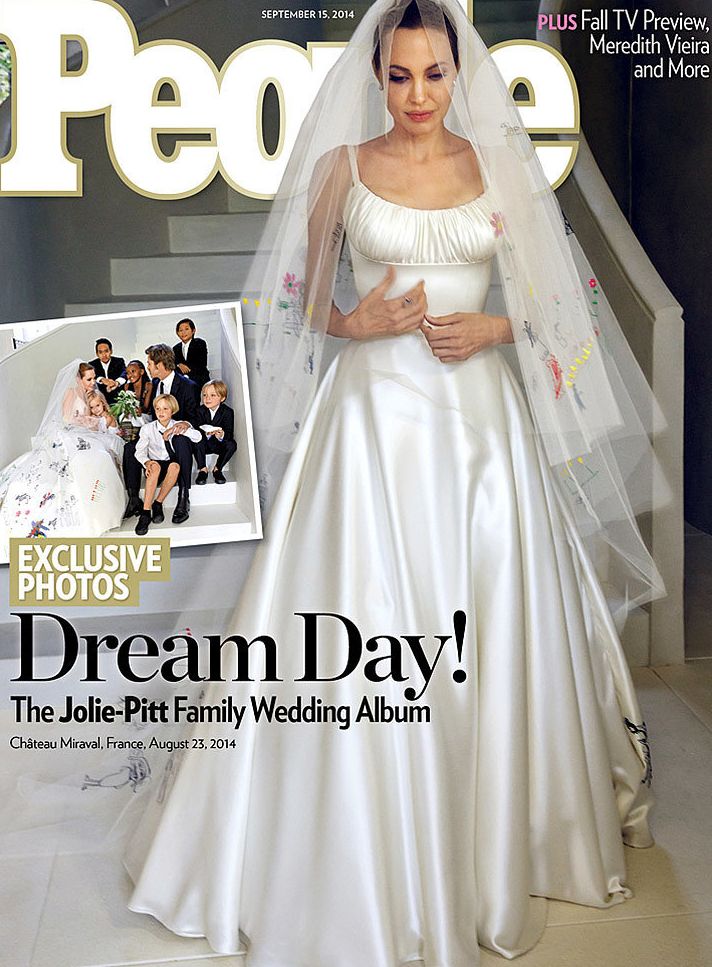Первые свадебные фото Анджелины Джоли и Брэда Питта