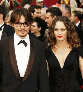 Джонни Депп и Ванесса Паради