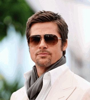 Брэд Питт в очках