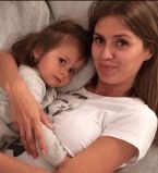 Виктория Боня и дочь