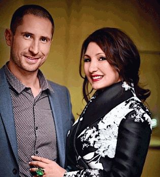 Денис Силантьев с женой