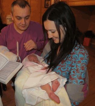 Соломия Витвицкая с крестницей