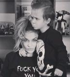 Алена Водонаева и сын Богдан