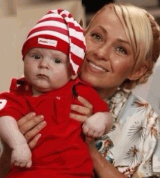 Яна Рудковская сын