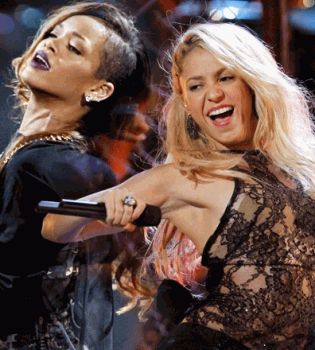 Рианна и Шакира фото