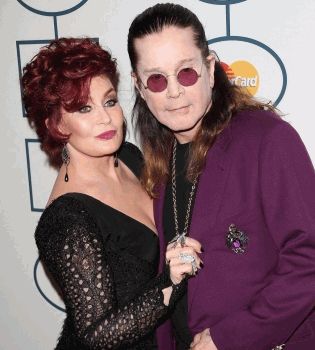Оззи Осборн с женой