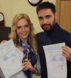 Виталий Козловский и Юлия Думанская