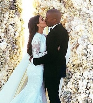 Ким Кардашьян и Канье Уэст свадьба