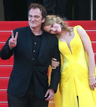 Ума Турман и Квентин Тарантино