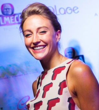 Ева Бушмина на открытии пляжного сезона