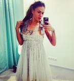 Даша Ши в свадебном платье