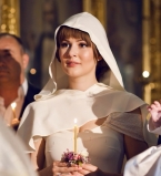 Мария Кожевникова на крестинах сына