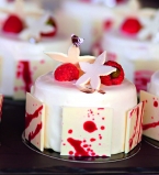 Десерт из белого шоколада