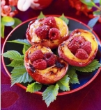 Персики гриль