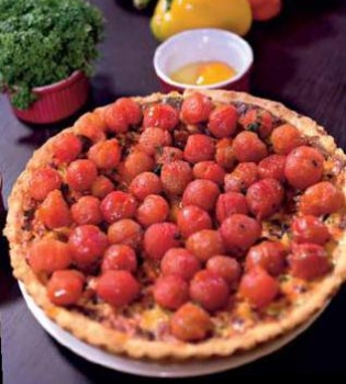 Кныш с томатами черри