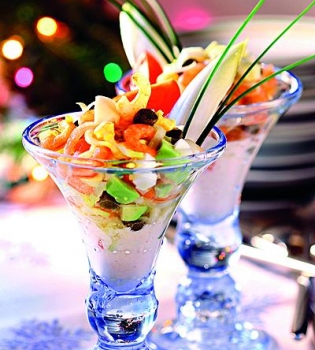 Салат из морепродуктов