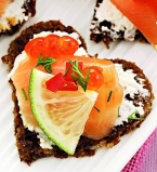 Соленая красная рыба