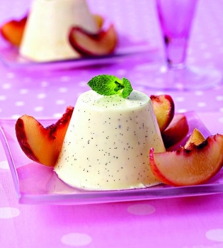 Десерт Парфе с вином