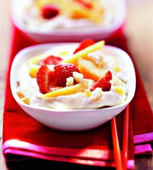 Фруктово-ягодный десерт