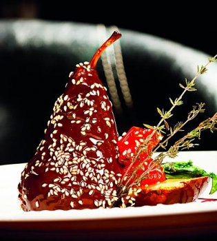 Груши в шоколаде