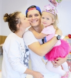 Анатолий Анатолич с дочерью и женой