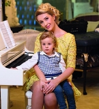 Снежана Егорова с сыном в фотосессии Viva!