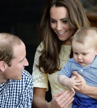 Кейт Миддлтон и принц Джордж украсили обложку глянца