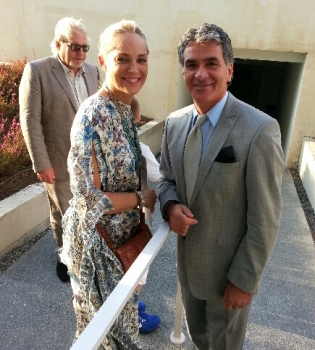 Шэрон Стоун в платье от украинского дизайнера Olena Dats&#039;