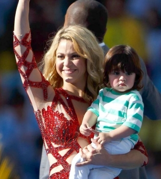 Шакира появилась на Чемпионате мира по футболу