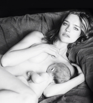 Наталья Водянова с сыном