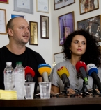 Потап и Настя на пресс-конференции