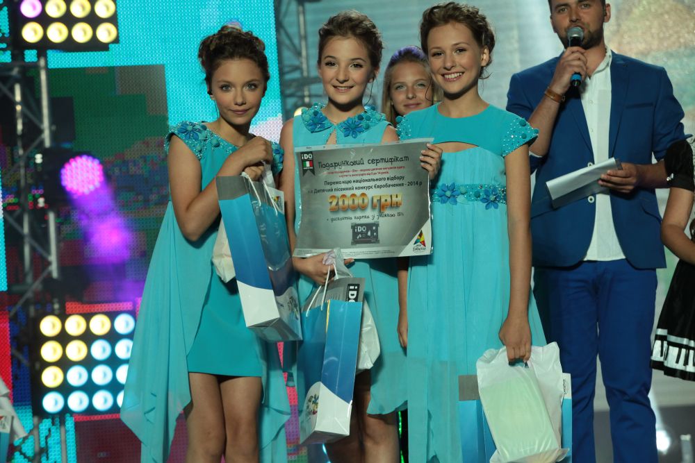 Участники Детского Евровидения 2014 от Украины трио Sympho-Nick