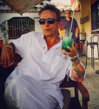 Иван Охлобыстин на отдыхе в Испании