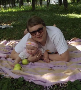 Иван Ганзера с дочерью