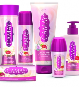 Camay коллекция Клубника со сливками