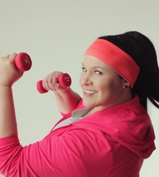 Руслана Писанка в спортзале