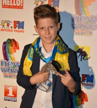 Андрей Бойко победитель конкурса Детская Новая волна-2014