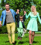 Олег Собчук с женой и сыном