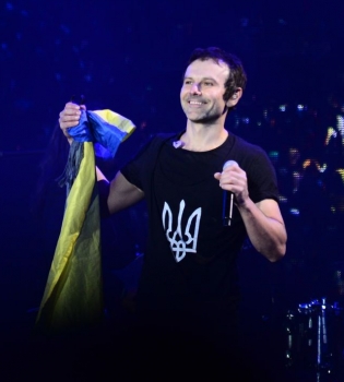 Святослав Вакарчук на концерте Океана Ельзи во Львове