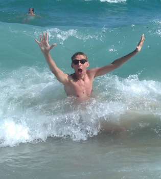 Слава Соломка на отдыхе в Испании