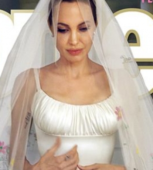 Первые свадебные фото Анджелины Джоли и Брэда Питта