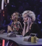 Полина Гагарина и Анна Седокова на шоу Хочу к Меладзе