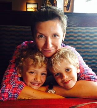 Диана Арбенина с детьми