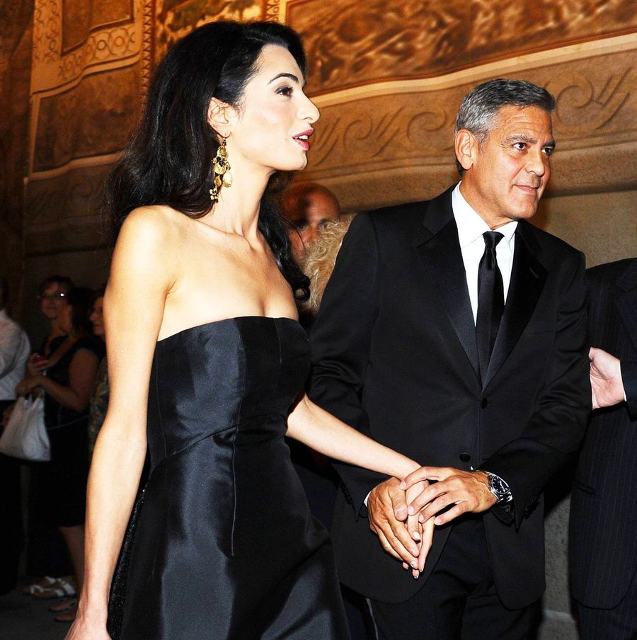 Джордж Клуни вывел в свет свою элегантную будущую жену