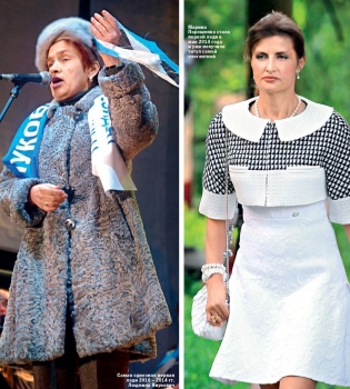 Людмила Янукович и Марина Порошенко