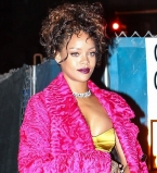 Рианна появилась на публике в откровенном мини