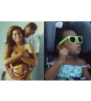 Бейонсе показала трогательное семейное видео на своем концерте