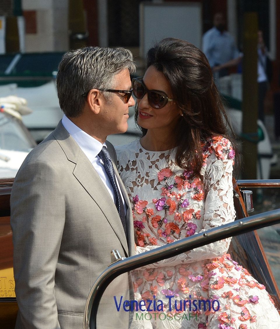первые фото со свадьбы Джорджа Клуни