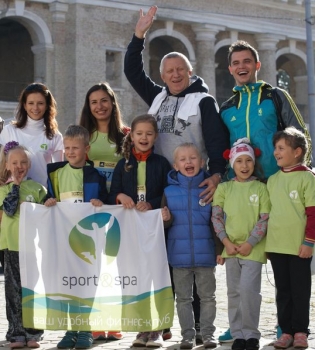 Состоялся спортивный марафон для детей с зоны АТО и сирот