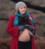 Дрю Берримор шокировала беременным животом